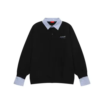 MIIOW Trend Party Series Sweatshirt Unisex Active Black