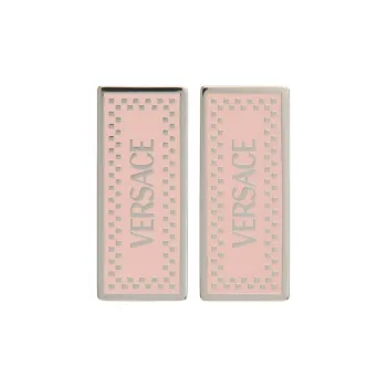 FANSIZHE Metal Stud Earrings Unisex Pink