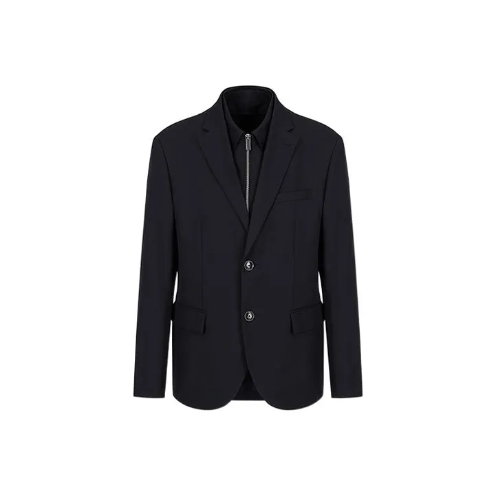 EMPORIO ARMANI SS22 Business Suits Coats Men's Marine Blue-0