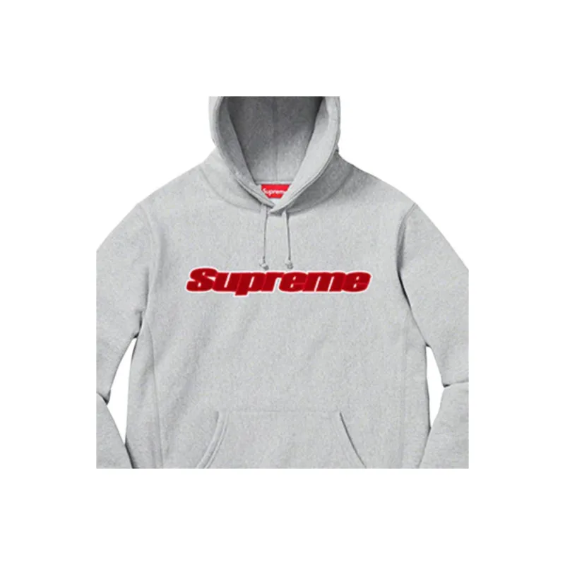 Supreme Chenille Hooded Sweatshirt-1