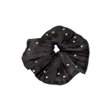 Black Pearl Crinkle Hair Clip