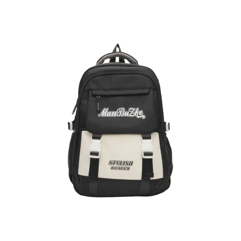 Alcohol Dragon Nylon Backpack Regular Unisex Multicolor-0