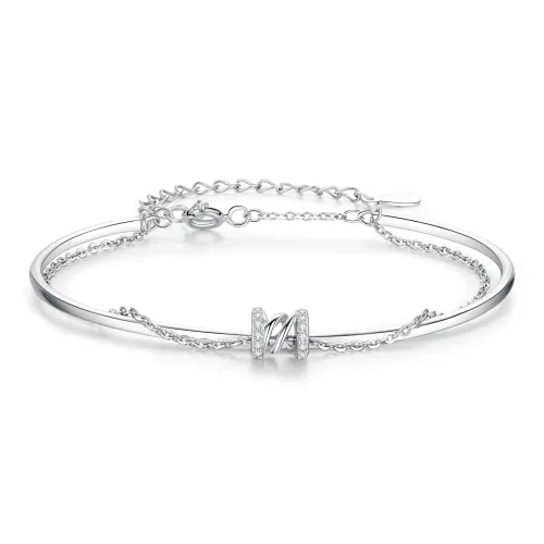 Huaying 999 Fine Silver Pure Silver Bracelets Women's