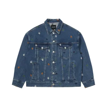 Mishkanyc Denim Jackets Men Blue