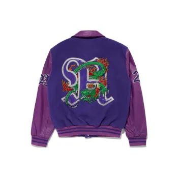 Awake NY Varsity Felted Bomber Jacket
