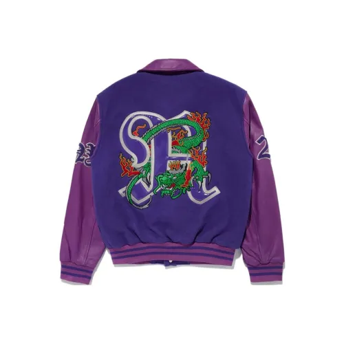 Awake NY Varsity Felted Bomber Jacket