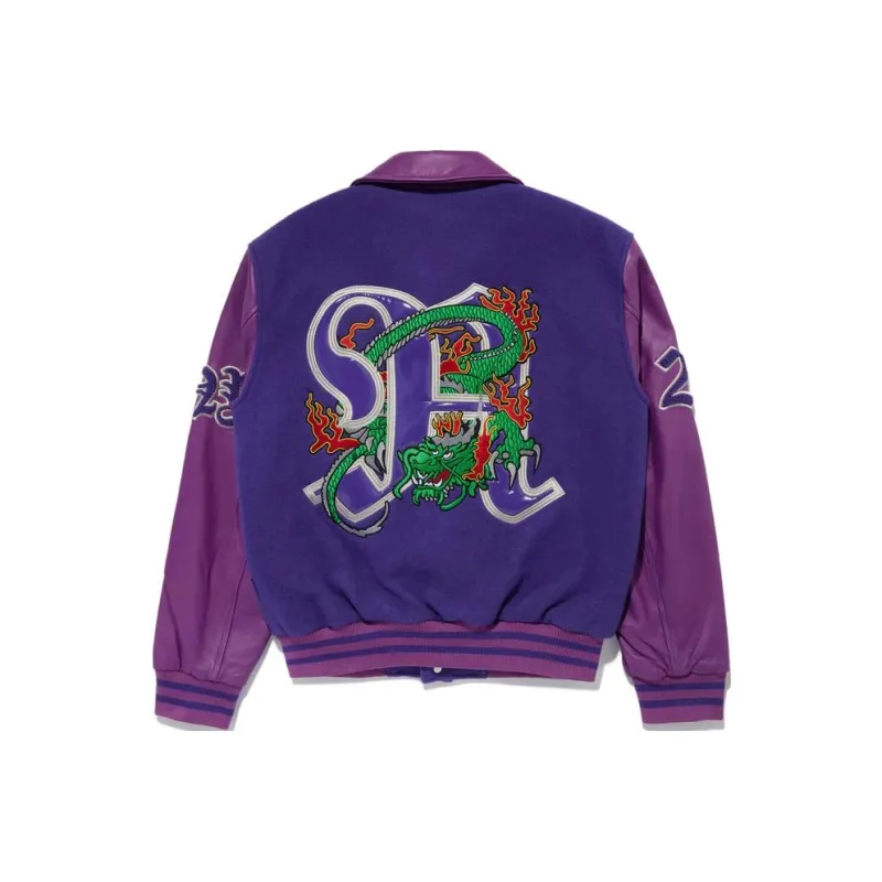 Awake NY Varsity Felted Bomber Jacket-0
