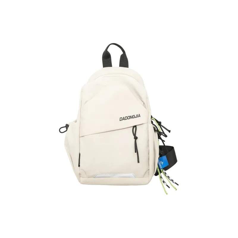 BUBM Nylon Sling Bag Unisex Black/White/Blue/Green-0