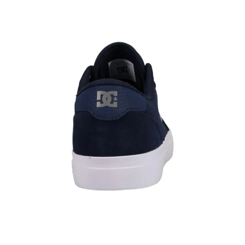 DC Shoes Teknic Low Top Skateboard Shoes Men's Dark Blue-4