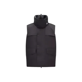 Moncler X Hyke Logo Detailed Zip Up Padded Gilet