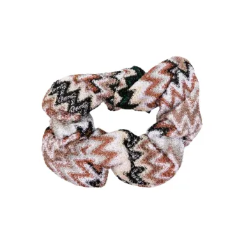 MISSONI Zigzag woven Scrunchie