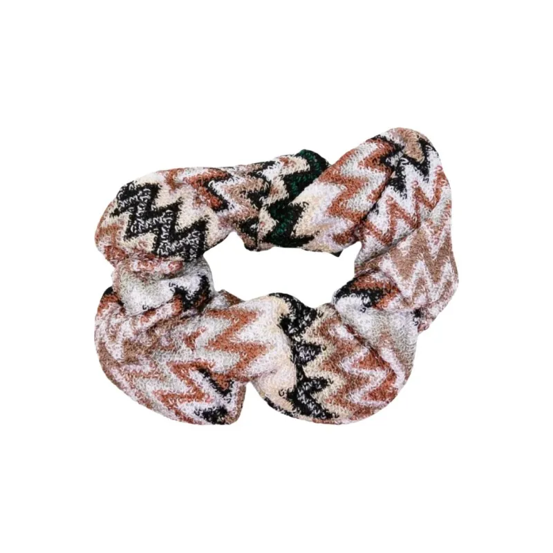 MISSONI Zigzag woven Scrunchie-0