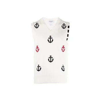 THOM BROWNE Vests Men White