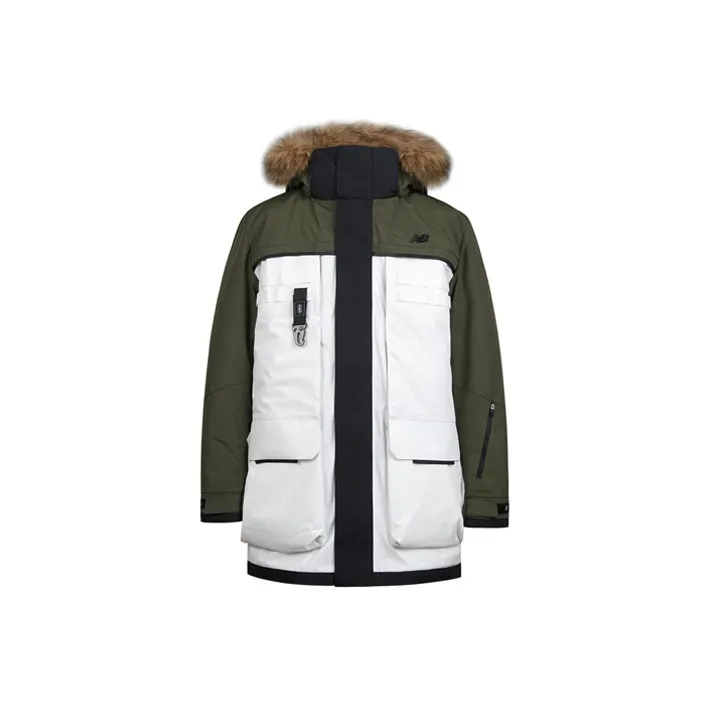 New Balance Down Jacket Men's Army Green-0