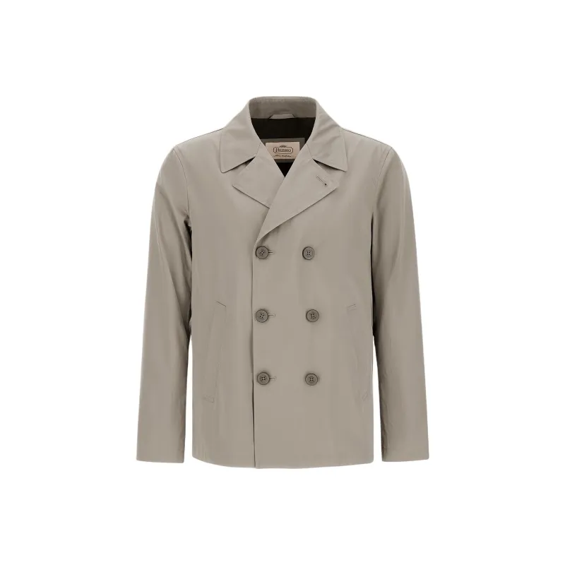 HERNO Double Breasted Long Sleeved Jacket-0