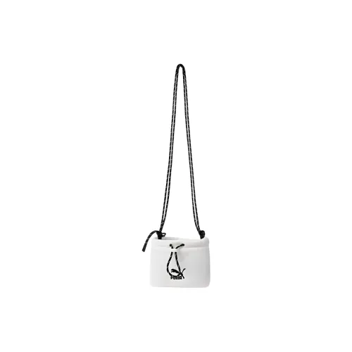 PUMA Fabric Shoulder Bag Crossbody Bag Small Size Unisex Raw White