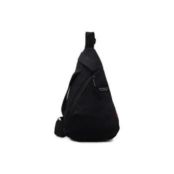 BUBM Fabric Crossbody Bag, Sling Bag Regular Unisex Black/Ecru