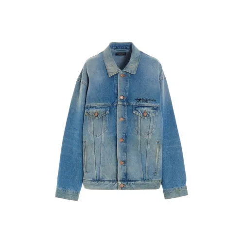 Balenciaga Paris Oversize Denim Jacket
