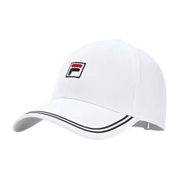 FILA Polyester Baseball Caps Unisex White