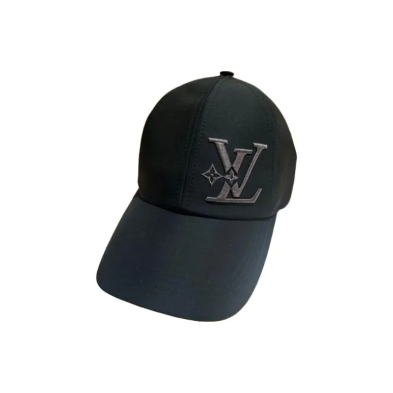LOUIS VUITTON Polyester, Polyurethane Baseball Caps Men's Black-0