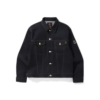 A BATHING APE FW22 Denim Jacket Men's Dark Blue