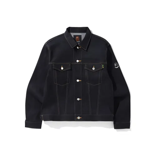 A BATHING APE FW22 Denim Jacket Men's Dark Blue