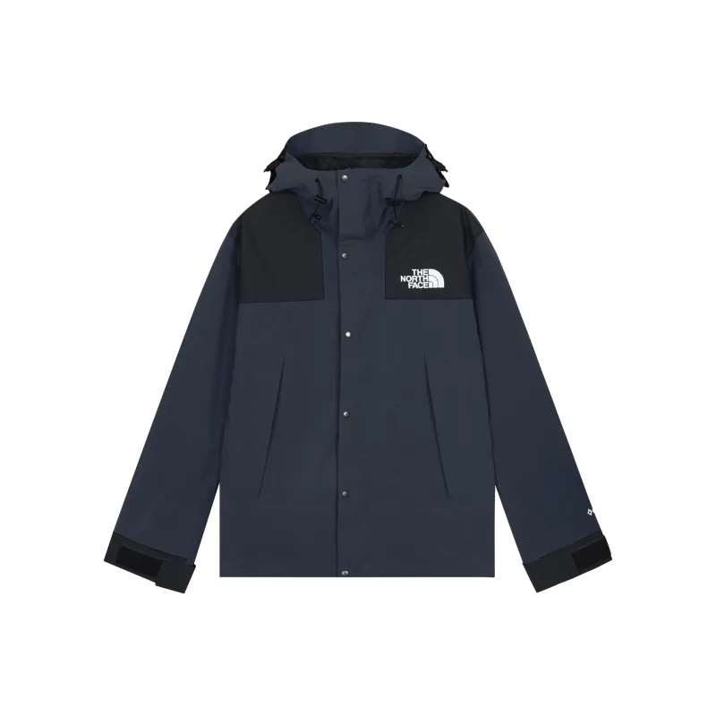 THE NORTH FACE Waterproof And Windproof Coat Unisex Navy Blue-0