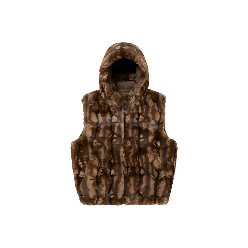 Supreme Faux Fur Hooded Vest-7