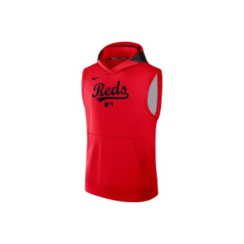 Nike Cincinnati S Authentic Collection Men's Nike Dri FIT Mlb Sleeveless Pullover Hoodie