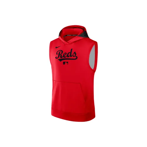 Nike Cincinnati S Authentic Collection Men's Nike Dri FIT Mlb Sleeveless Pullover Hoodie