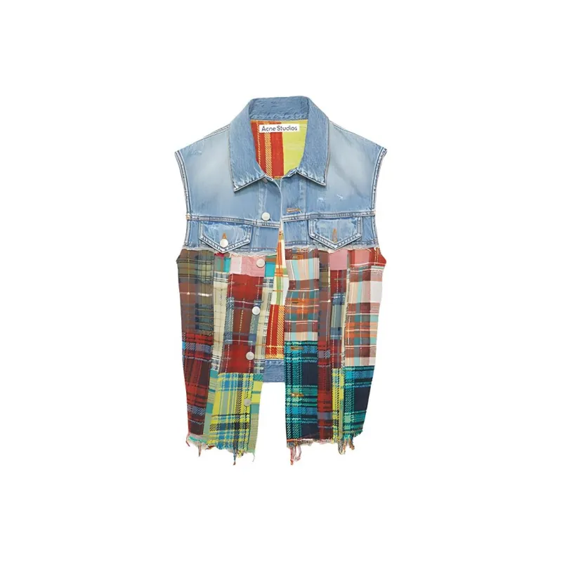 Acne Studios Vests Men Medium Blue-0