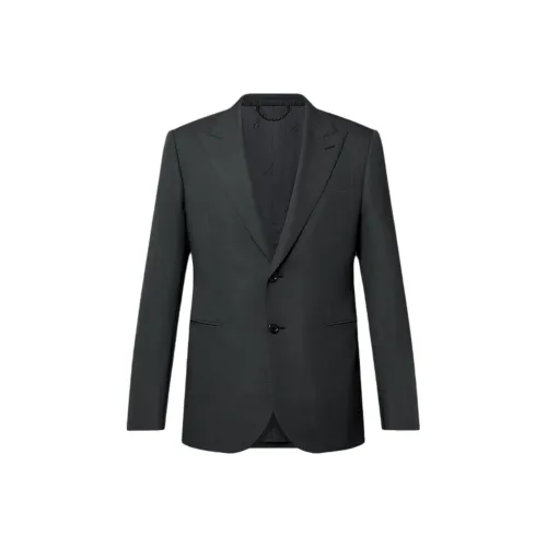 LOUIS VUITTON Single Breasted Wool Pont Neuf Jacket