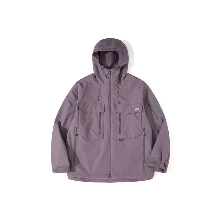 【IONSEOUL】Pay Pocket High Neck Jacket (4color) 4FM285 Teddy high neck zip jacket - Mocha Bisque – KnowledgeCotton