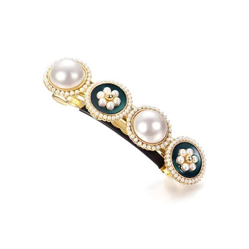 Cercoo Hair Clips Women's TH1616 Dark Emerald Green