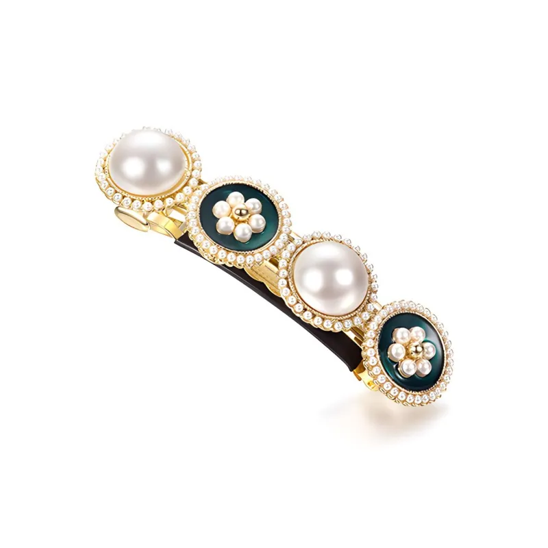 Cercoo Hair Clips Women's TH1616 Dark Emerald Green-0
