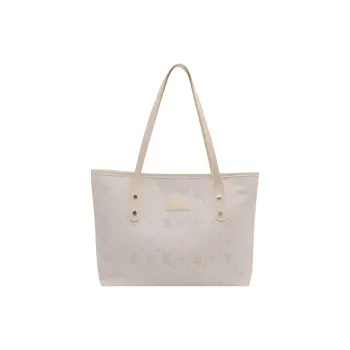 Yalu PU Tote Bag, Shopping Bag, Shoulder Bag Unisex White/Black/Blue/Pink