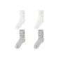 4-Pack (White 2+Light Heather Gray 2)