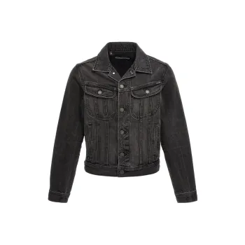 TOM FORD Denim Jackets Men Black