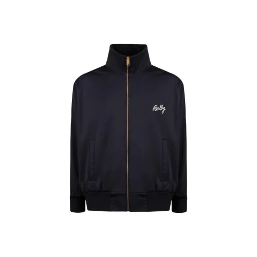 BALLY Logo Embroidered Zipped Sweatshirt