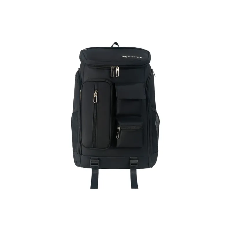 Yalu Nylon Backpack Regular Unisex Light Gray/Dark Gray/Black/Red-10