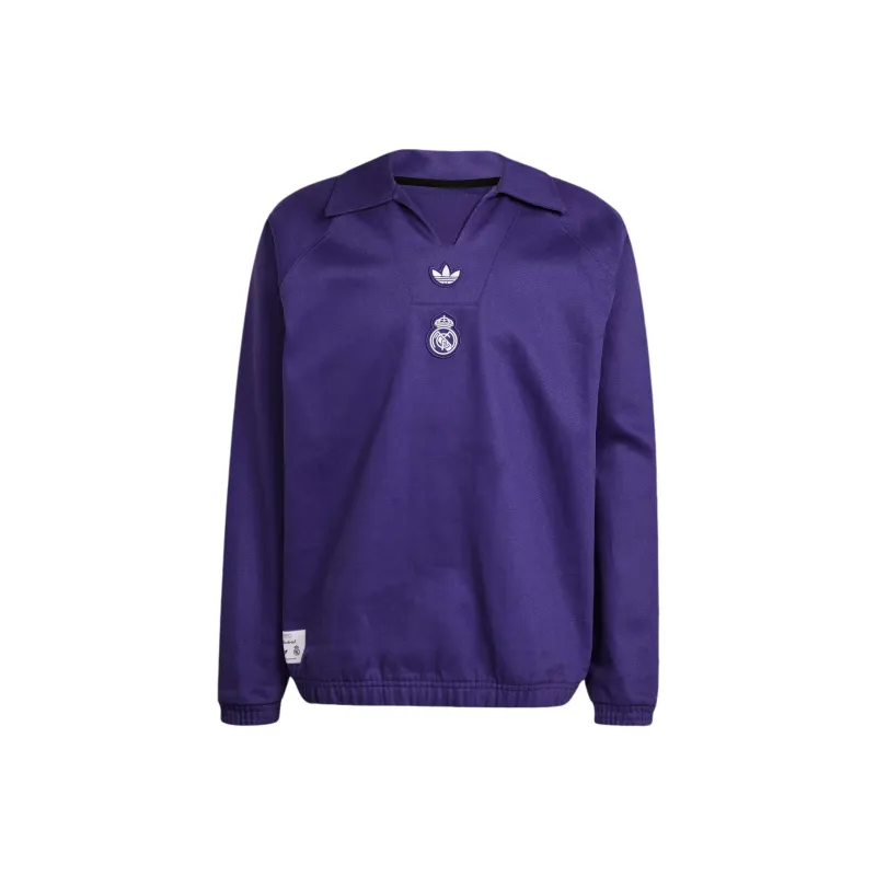 Adidas Real Madrid Terrace Icons Drill Sweatshirt-0