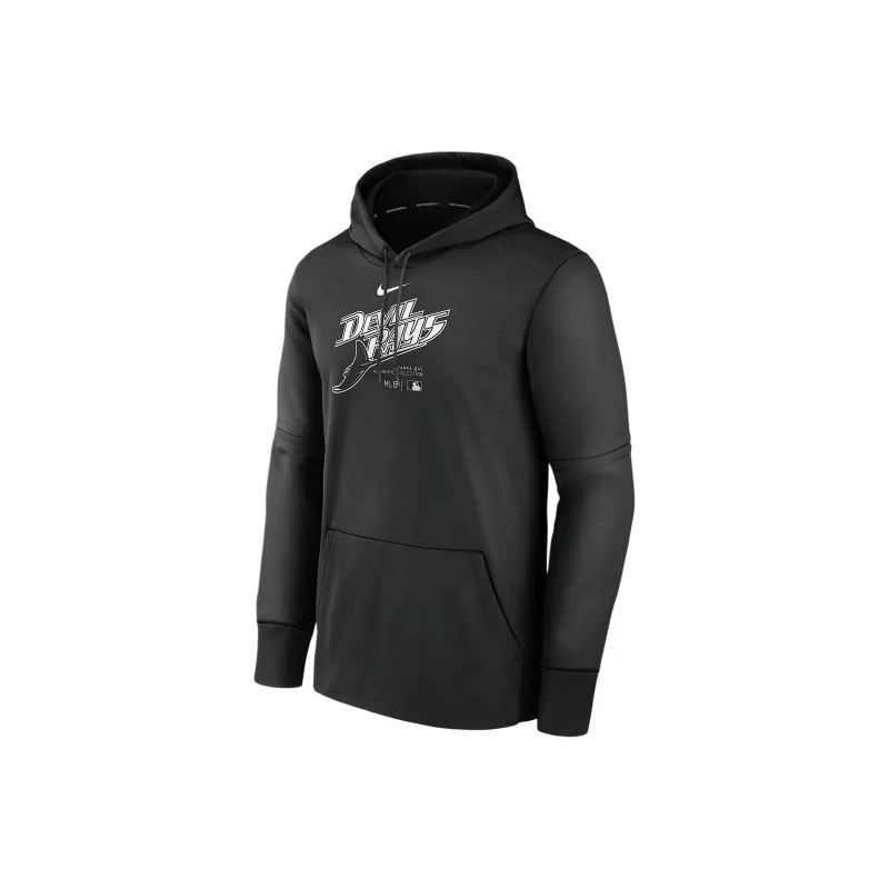 Nike Tampa Bay Rays Authentic Collection Practice Men's Nike Therma Mlb Pullover Hoodie-0