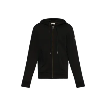 Moncler Zip Up Hooded Cardigan