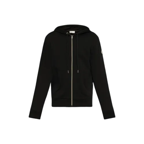 Moncler Zip Up Hooded Cardigan