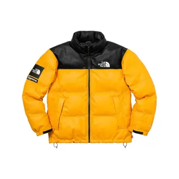 Supreme The North Face Leather Nuptse Jacket