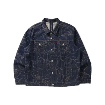 A BATHING APE X Levi's Camo Trucker Jacket