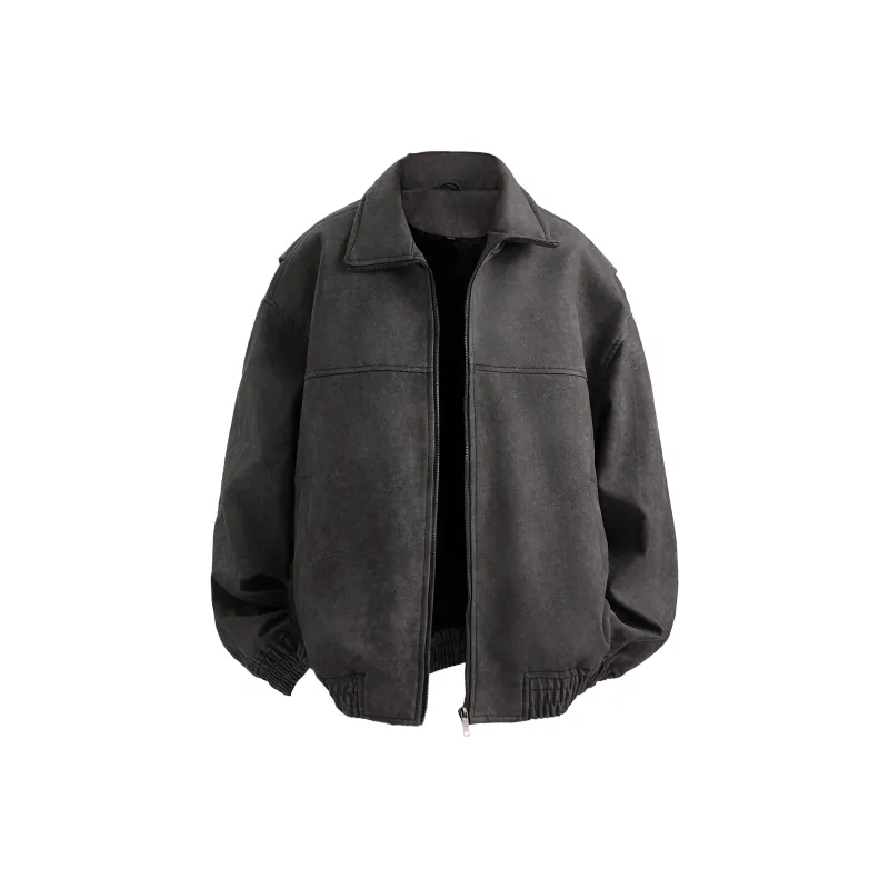 ZMOH Leather Jacket Unisex Couple's-2