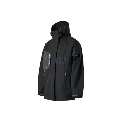 ENSHADOWER 블랙 남성 바람막이 재킷