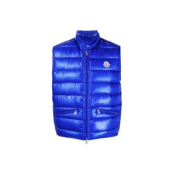 Moncler Gui Series Vests Men Blue