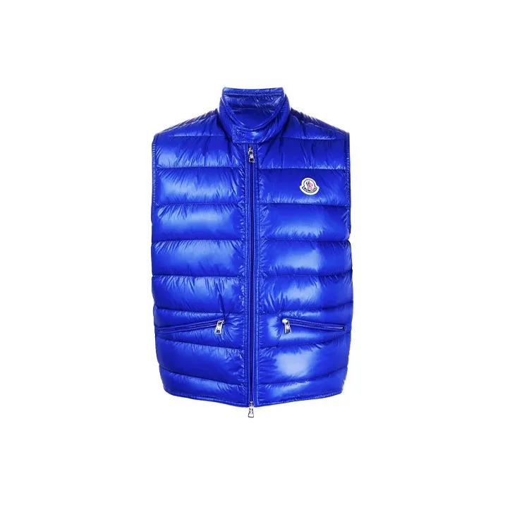 Moncler Gui Series Vests Men Blue-0